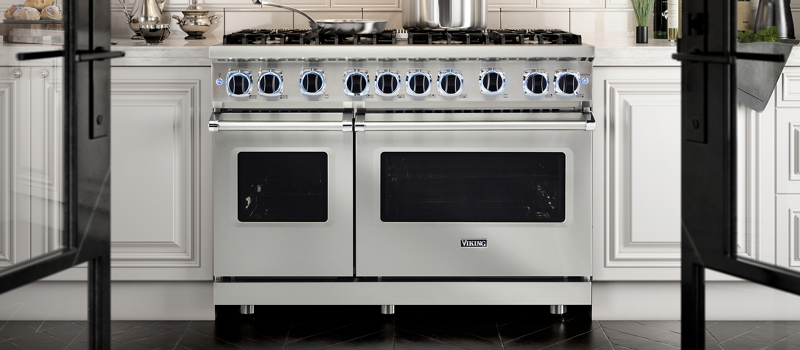 Estufa Viking para cocina residencial