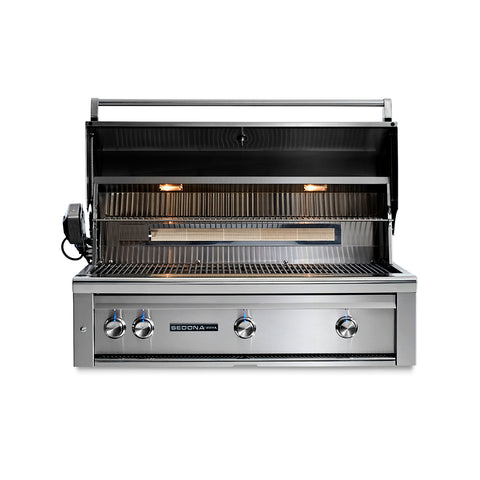 Grill de 42” con rosticero, un quemador infrarrojo ProSear™ y dos quemadores de acero inoxidable 42" L701PSR Grill de 42” con rosticero, un quemador infrarrojo ProSear™ y dos quemadores de acero inoxidable 42" L701PSR